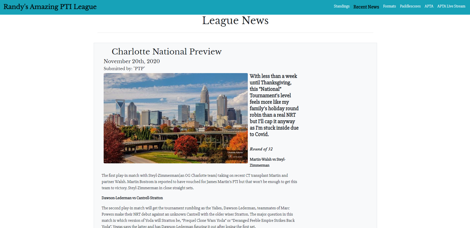 Image of PTI League App