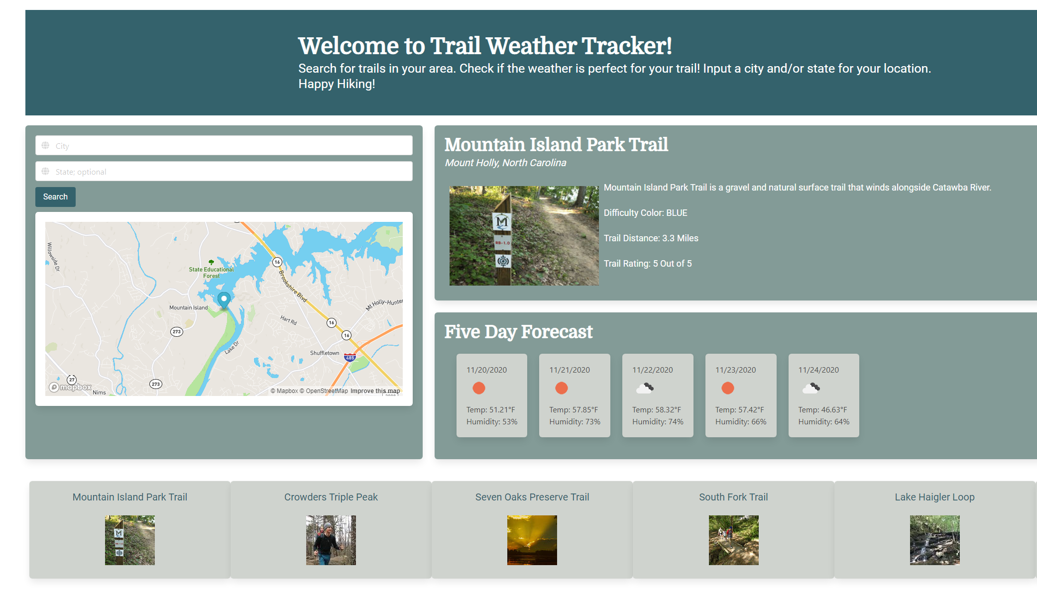 Image of Trail App